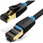 Vention IKABF Cat.8 SSTP Patch, 1m, černý – Zboží Živě