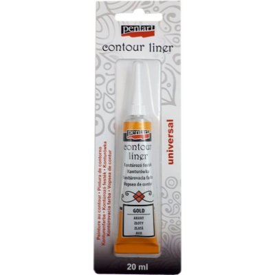 pentart Kontura univerzální 20 ml zlatá – Zbozi.Blesk.cz