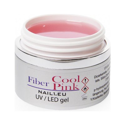 Nail1 Fiber Cool Pink UV/LED jednofázový hustý gel 40 ml – Zbozi.Blesk.cz