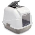 IMAC Krytá kočičí toaleta EASY CAT s filtrem a lopatkou 50 x 40 x 40 cm – Zbozi.Blesk.cz