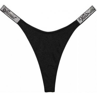 Victoria's Secret dámská tanga Scipt Shine Strap s kamínky z luxusní kolekce – Sleviste.cz