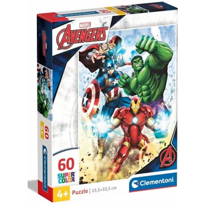 CLEMENTONI Marvel Avengers 60 dílků – Zboží Mobilmania