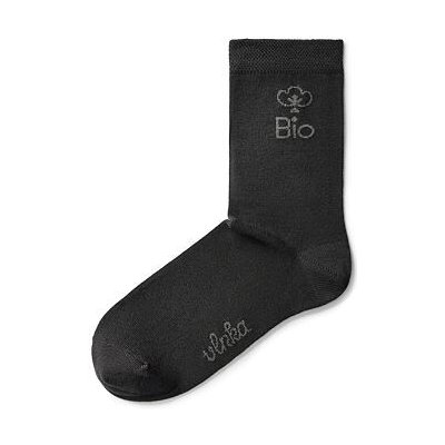 Vlnka Bio bavlněné ponožky černá – Zboží Dáma