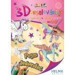 3D omalovánky Jednorožec Pegas A4jednorozec 142745 – Zboží Dáma