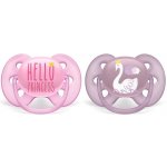 Avent silikon šidítko Philips Ultrasoft modrá/šedá 2 ks – Zboží Dáma