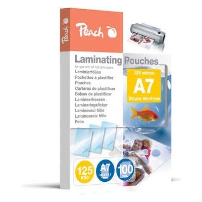 PEACH Laminovací folie A7 (111x80mm), 125mic – Zboží Mobilmania