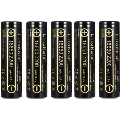 LiitoKala 18650 2200 mAh 5 ks – Zboží Živě