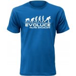 Pánské tričko Evoluce Inline bruslení modrá