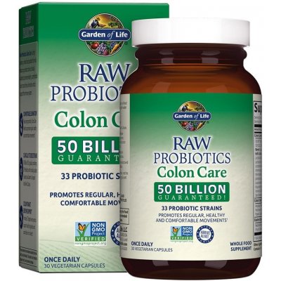 Garden of Life RAW probiotika péče o tlusté střevo 30 kapslí – Hledejceny.cz