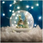 Dekorace vánoční FAMILY 58749 sněhová koule – Zboží Mobilmania