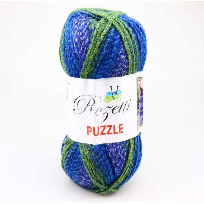 Rozetti Puzzle 233-16 modrá, zelená, fialová