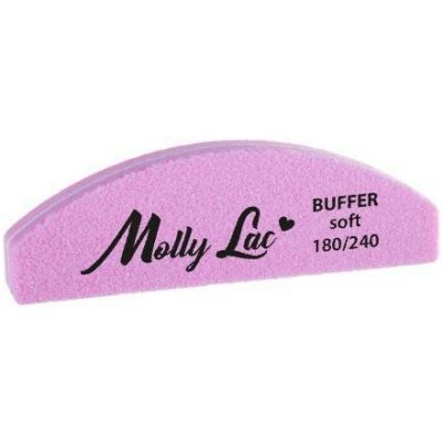 Molly Lac Penový pilník na nechty mini ružový loďka 180/240 – Hledejceny.cz