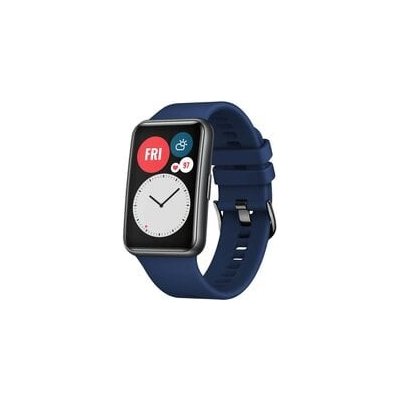 FIXED silikonový řemínek pro Huawei Watch FIT, modrá FIXSSTB-1054-BL – Zbozi.Blesk.cz