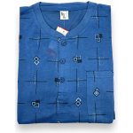 Ness pánské bavlněné nadměrné pyžamo letní komplet JON tmavě modrá – Hledejceny.cz