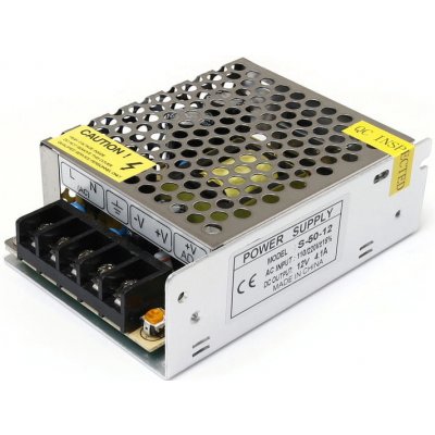 BERGE Napájecí zdroj pro LED pásky 4,2A 50W 12V DC plech 50035 – Hledejceny.cz