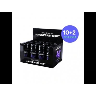 BrainMax Magnesium Shot, 60 ml, 12 ks – Hledejceny.cz