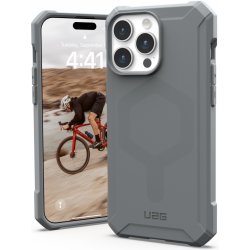 Pouzdro UAG Essential Armor MagSafe iPhone 15 Pro Max stříbrné