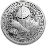 Silver Shield Mince Stříbra Destiny Knight Raven 2 oz – Zboží Dáma