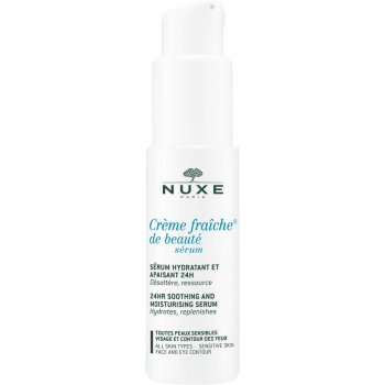 Nuxe Creme Fraîche de Beauté zklidňující a hydratační krém pro suchou až velmi suchou pleť 24hr Soothing and Moisturizing Rich Cream 30 ml