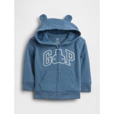 GAP Baby mikina s logem VintageSoft Tmavě modrá – Zbozi.Blesk.cz