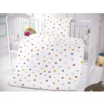 Kvalitex povlečení Kuličky bílé 90 x 135 cm 45 x 60 cm – Zboží Mobilmania
