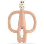 Matchstick Monkey zubní kartáček a kousátko 2v1 Peach Salmon – Hledejceny.cz