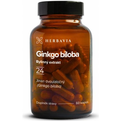 Herbavia Ginkgo biloba bylinný extrakt 60 kapslí