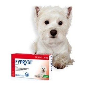 Fypryst Spot-on Dog S 2-10 kg 3 x 0,67 ml