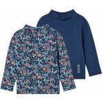 lupilu dívčí termo triko s dlouhými rukávy s BIO bavlnou 2 kusy navy modrá – Hledejceny.cz