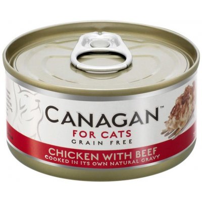 Canagan Cat Kuře s hovězím 75 g