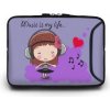 Pouzdro na tablet Huado Carry pouzdro 15.6" BSL15-056 Music is my life