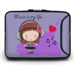 Huado Carry pouzdro 15.6" BSL15-056 Music is my life