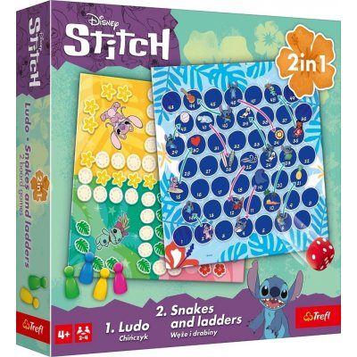 TREFL Hry Lilo & Stitch, 2v1: Člověče, nezlob se a Hadi a žebříky – Hledejceny.cz