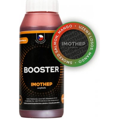 Imothep carpbaits Booster Uzený Losos mango (RAMZES TROPIC) 250 ml – Zboží Mobilmania