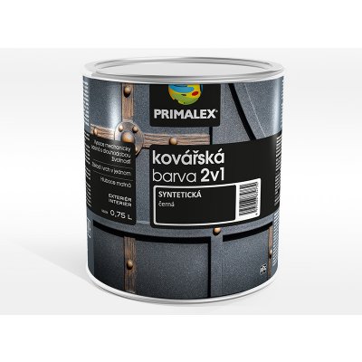 Primalex 2v1 kovářská černá 0,25L – Sleviste.cz