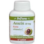 Medpharma Aescin 30 mg extra vitamin C 67 tablet – Hledejceny.cz