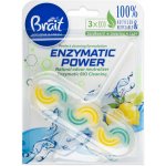 Brait kostka do WC ENZYMATIC power Lemon 45 g – Zboží Dáma