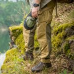 Kalhoty Helikon-Tex Hybrid Outback DuraCanvas coyote taiga green – Zboží Dáma