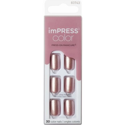 KISS imPRESS Color Champagne Pink 30 ks – Zboží Dáma