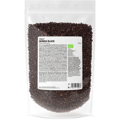 Vilgain Quinoa černá bio 0,5 kg – Zbozi.Blesk.cz