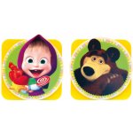 Bino Magnetky S klipem Máša a Medvěd dřevěné 2 ks – Sleviste.cz