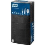 TORK papírové ubrousky 2V černá 200ks 24x24cm – Sleviste.cz
