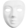 Karnevalový kostým Maska na obličej bílá oválná