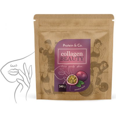 Protein & Co. Collagen Beauty 340 g Passion fruit – Zboží Mobilmania