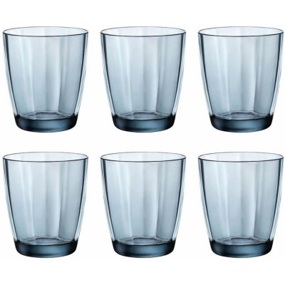 Bormioli Rocco sklenice na vodu Pur Modrá 6 x 300 ml – Sleviste.cz