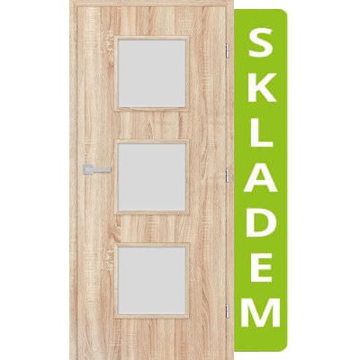 VILEN DOOR Deni 3/3 Sonoma 70 x 197 cm – Zboží Mobilmania