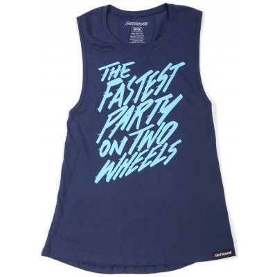 Fasthouse Fastest Party Muscle Women´s Tank Navy dámské tílko – Zboží Mobilmania