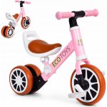 Ecotoys Růžová s pedály 2v1 – Zboží Dáma