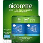 Nicorette Mint 4 mg 2 x 40 pastilek – Hledejceny.cz