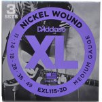 D'addario EXL115-3D – Zboží Dáma